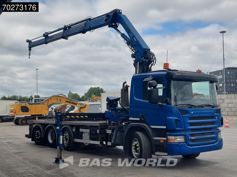 Scania P380 8X2 Hiab 211 EP-3 HIPRO Kran VDL S-20-6200 Lift-Lenkachse Euro 5 - Hook lift, Truk derek: gambar 3 Scania P380 8X2 Hiab 211 EP-3 HIPRO Kran VDL S-20-6200 Lift-Lenkachse Euro 5 - Hook lift, Truk derek: gambar 3