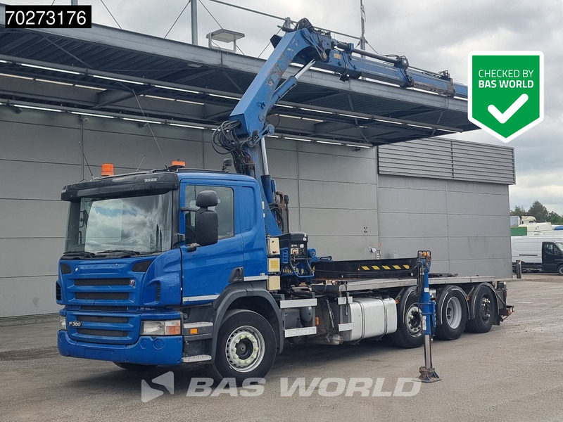 Scania P380 8X2 Hiab 211 EP-3 HIPRO Kran VDL S-20-6200 Lift-Lenkachse Euro 5 - Hook lift, Truk derek: gambar 1 Scania P380 8X2 Hiab 211 EP-3 HIPRO Kran VDL S-20-6200 Lift-Lenkachse Euro 5 - Hook lift, Truk derek: gambar 1