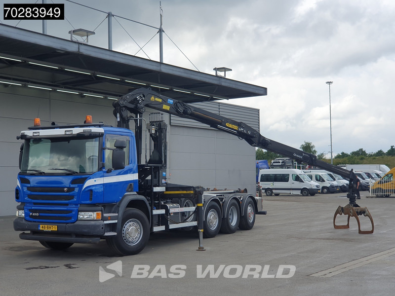 Scania P410 8X2 NL-Truck Palfinger Q150Z Crane 30T VDL hooklift Lift-Lenkachse Euro 6 - Hook lift, Truk derek: gambar 5 Scania P410 8X2 NL-Truck Palfinger Q150Z Crane 30T VDL hooklift Lift-Lenkachse Euro 6 - Hook lift, Truk derek: gambar 5