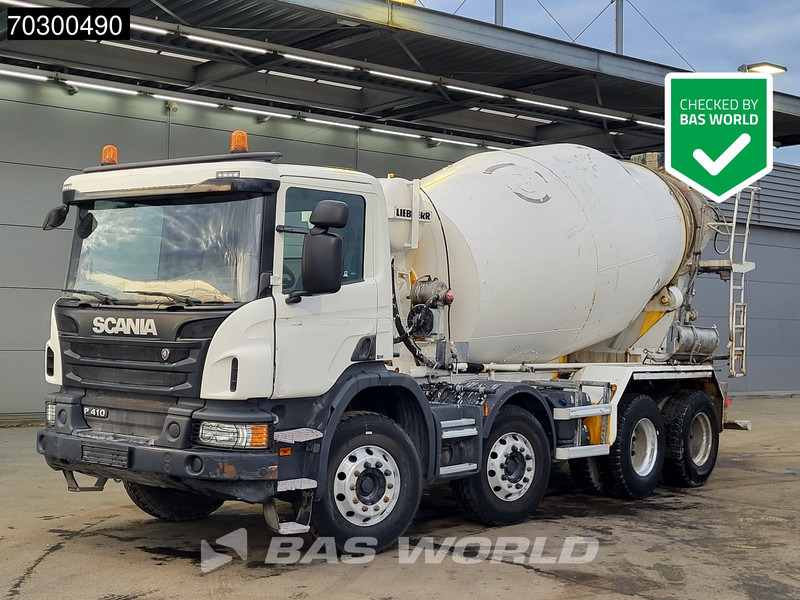 Scania P410 8X4 9m3 Liebherr HTM 904 FL mixer Steelsuspension Automatic Euro 6 - Truk pengaduk beton: gambar 1 Scania P410 8X4 9m3 Liebherr HTM 904 FL mixer Steelsuspension Automatic Euro 6 - Truk pengaduk beton: gambar 1