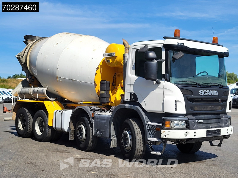 Scania P410 8X4 9m3 Liebherr mixer 3-Pedals Steering axle Big-Axle Euro 6 - Truk pengaduk beton: gambar 3 Scania P410 8X4 9m3 Liebherr mixer 3-Pedals Steering axle Big-Axle Euro 6 - Truk pengaduk beton: gambar 3
