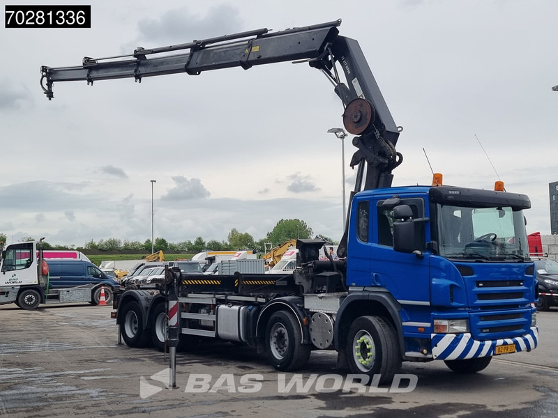 Scania P420 8X2 NL-Truck Hiab 377EP-4 Hipro Kran + Transcom TRC28S Euro 5 - Hook lift, Truk derek: gambar 3 Scania P420 8X2 NL-Truck Hiab 377EP-4 Hipro Kran + Transcom TRC28S Euro 5 - Hook lift, Truk derek: gambar 3