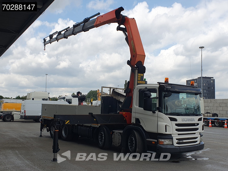 Scania P420 8X4 Palfinger PK 53002-SH Crane Lift+steering Manual Big-Axle Euro 5 - Truk flatbed, Truk derek: gambar 3 Scania P420 8X4 Palfinger PK 53002-SH Crane Lift+steering Manual Big-Axle Euro 5 - Truk flatbed, Truk derek: gambar 3