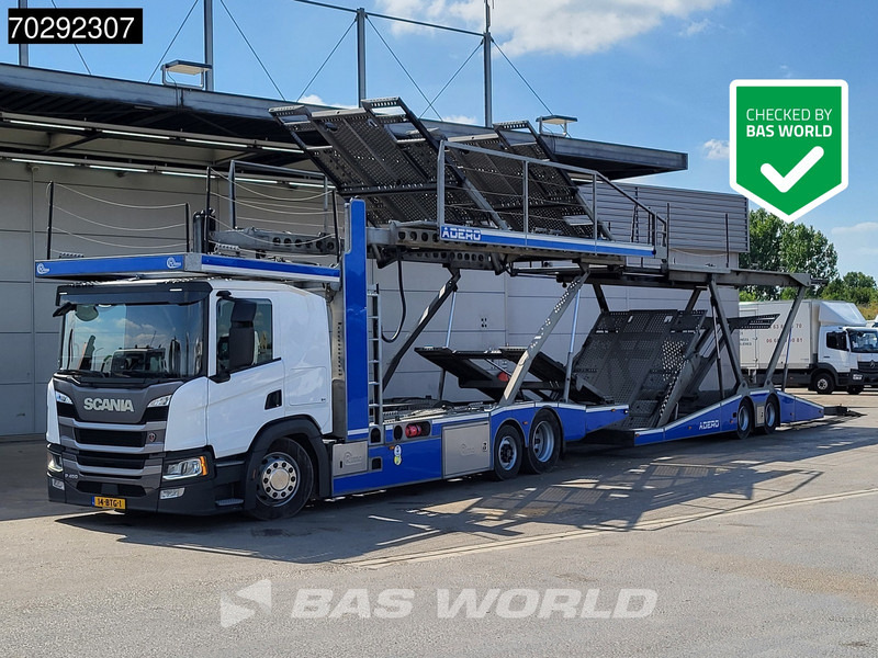 Scania P450 6X2 NL-Truck Car transporter Retarder Standklima Navi ACC LED Euro 6 - Truk pengangkut mobil: gambar 1 Scania P450 6X2 NL-Truck Car transporter Retarder Standklima Navi ACC LED Euro 6 - Truk pengangkut mobil: gambar 1