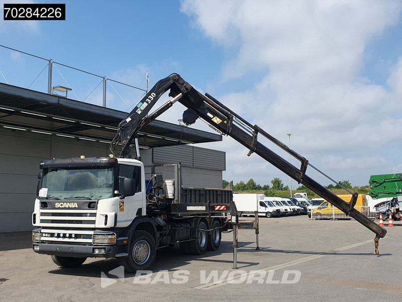 Scania P94 6X4 Hiab 330-4 Kran Crane 9m3 tipper Manual Steelsuspension Euro 3 - Truk jungkit, Truk derek: gambar 5 Scania P94 6X4 Hiab 330-4 Kran Crane 9m3 tipper Manual Steelsuspension Euro 3 - Truk jungkit, Truk derek: gambar 5