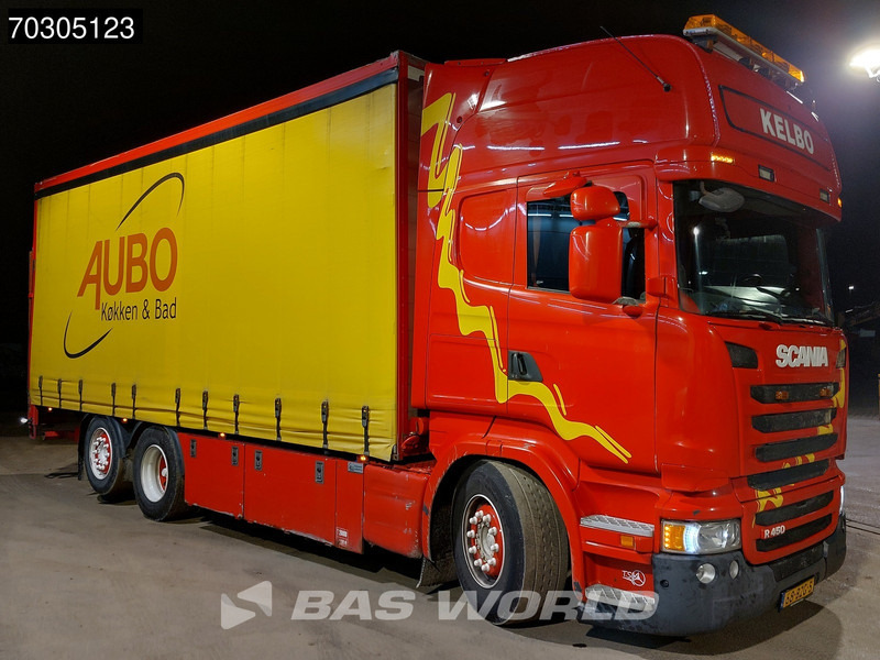 Scania R 450 R 6X2 Topliner Curtainsider 2500kg Ladebordwand Retarder Automatic Euro 6 - Truk dengan terpal samping: gambar 3 Scania R 450 R 6X2 Topliner Curtainsider 2500kg Ladebordwand Retarder Automatic Euro 6 - Truk dengan terpal samping: gambar 3