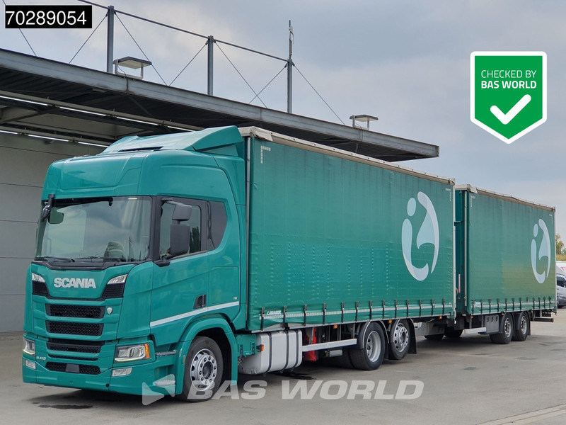 Scania R410 6X2 Combi Retarder Standklima lifting roof ACC LED Euro 6 - Truk dengan terpal samping: gambar 1 Scania R410 6X2 Combi Retarder Standklima lifting roof ACC LED Euro 6 - Truk dengan terpal samping: gambar 1