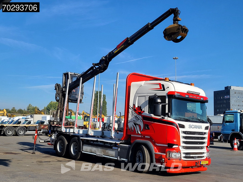 Scania R450 R 6X4 NL-Truck Kesla 2110T Crane Kran Holztransport Manual ACC Xenon Euro 6 - Truk logging, Truk derek: gambar 3 Scania R450 R 6X4 NL-Truck Kesla 2110T Crane Kran Holztransport Manual ACC Xenon Euro 6 - Truk logging, Truk derek: gambar 3
