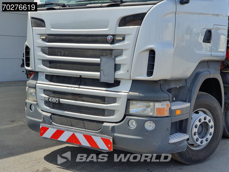 Truk flatbed, Truk derek Scania R480 8X2 FASSI F660AXP.25 Manual Retarder Lift+Lenkachse Euro 5: gambar 10