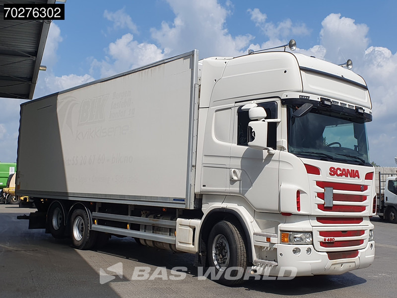 Truk berpendingin Scania R480 R 6X2 Thermo-king T-1200 R Retarder Manual Ladebordwand Xenon Navi Euro 5: gambar 10