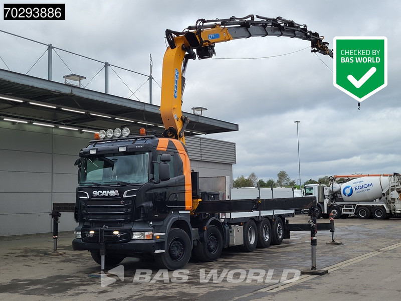 Scania R560 R 10X4 EFFER 655 / 6S Crane +Jib Winch 3-Pedals Lift+Steering-Axle Retarder Euro 5 - Truk flatbed, Truk derek: gambar 1 Scania R560 R 10X4 EFFER 655 / 6S Crane +Jib Winch 3-Pedals Lift+Steering-Axle Retarder Euro 5 - Truk flatbed, Truk derek: gambar 1