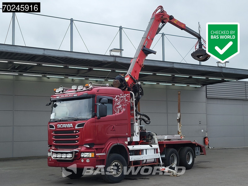 Scania R580 6X4 3-Pedals Jonsered J28505 83 Crane Kran Steel-suspension Retarder Euro 6 - Truk logging, Truk derek: gambar 1 Scania R580 6X4 3-Pedals Jonsered J28505 83 Crane Kran Steel-suspension Retarder Euro 6 - Truk logging, Truk derek: gambar 1