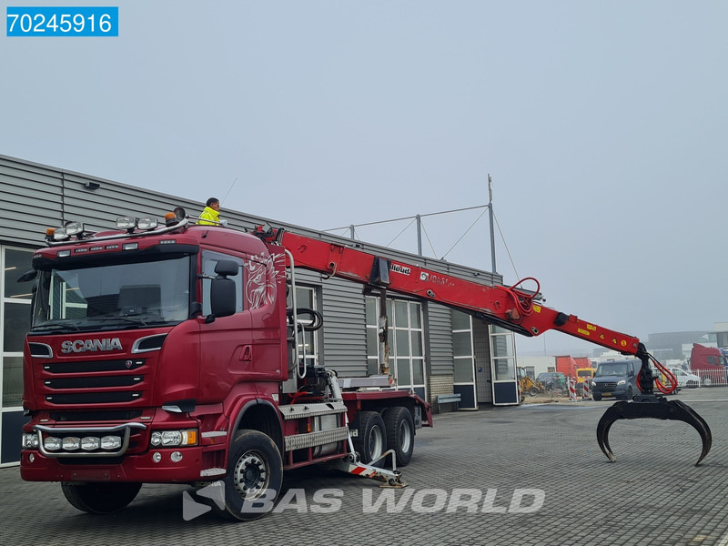 Scania R580 6X4 Jonsered J28505 83 Crane Kran Steel-suspension Retarder - Truk logging, Truk derek: gambar 5 Scania R580 6X4 Jonsered J28505 83 Crane Kran Steel-suspension Retarder - Truk logging, Truk derek: gambar 5