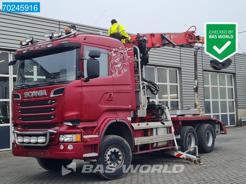 Scania R580 6X4 Jonsered J28505 83 Crane Kran Steel-suspension Retarder - Truk logging, Truk derek: gambar 1 Scania R580 6X4 Jonsered J28505 83 Crane Kran Steel-suspension Retarder - Truk logging, Truk derek: gambar 1