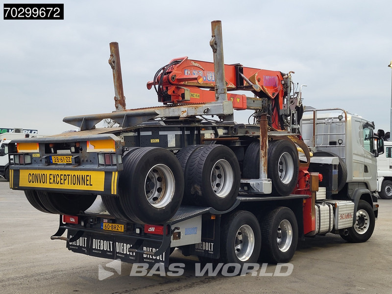 Scania R580 R 6X4 NL-Truck Diebolt D28.81 Kran Crane Holztransport + Dolly Retarder Euro 6 - Truk logging, Truk derek: gambar 5 Scania R580 R 6X4 NL-Truck Diebolt D28.81 Kran Crane Holztransport + Dolly Retarder Euro 6 - Truk logging, Truk derek: gambar 5