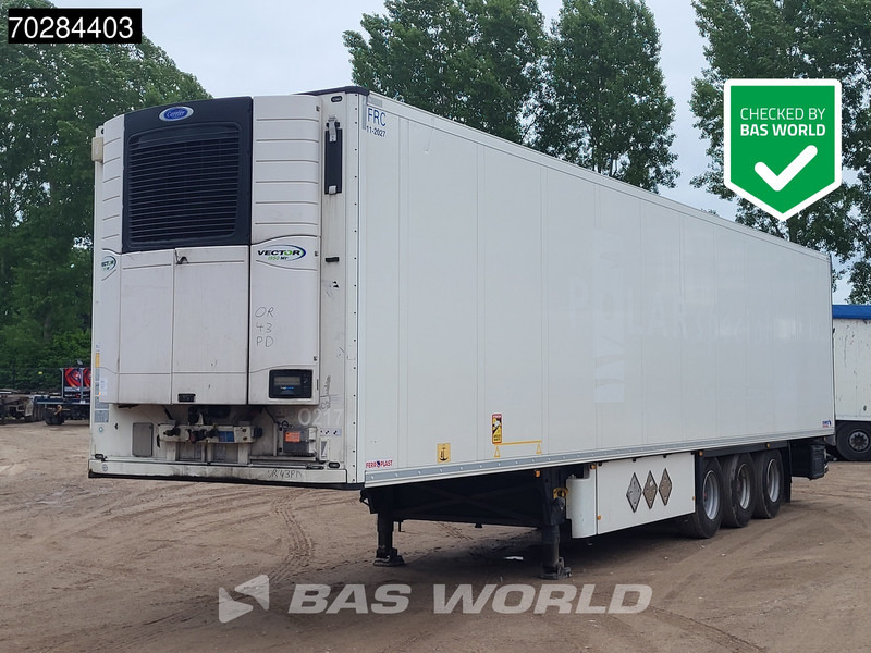 Schmitz Cargobull Carrier 1950MT 3 axles TUV 11/25 Doppelstock Doppelverdampfer Blumenbreit Palettenkasten - Semi-trailer berpendingin: gambar 1 Schmitz Cargobull Carrier 1950MT 3 axles TUV 11/25 Doppelstock Doppelverdampfer Blumenbreit Palettenkasten - Semi-trailer berpendingin: gambar 1