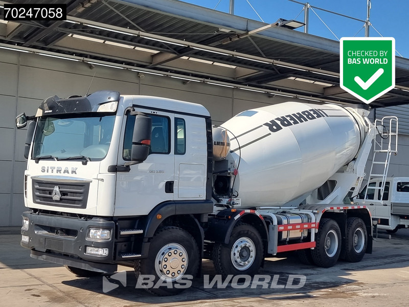Sitrak G5 350 8X4 8m3 Liebherr Mixer Big-Axle Steelsuspension - Truk pengaduk beton: gambar 1 Sitrak G5 350 8X4 8m3 Liebherr Mixer Big-Axle Steelsuspension - Truk pengaduk beton: gambar 1