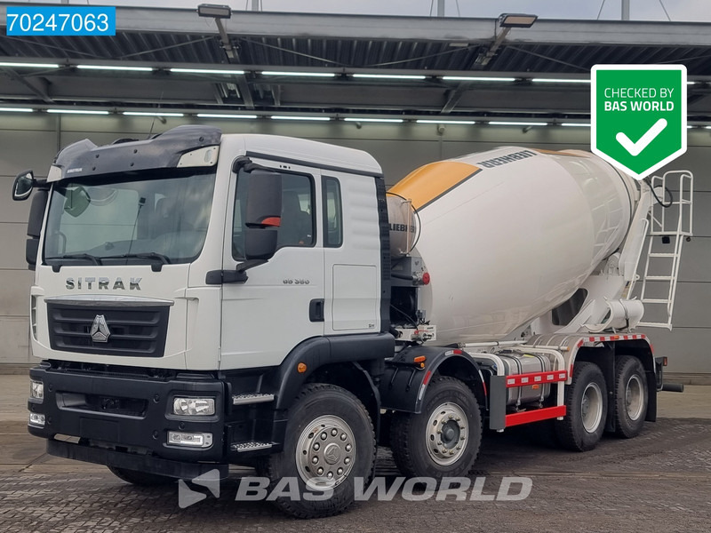 Sitrak G5.350 8X4 NEW! 8m3 Liebherr Mixer Steel suspension - Truk pengaduk beton: gambar 1 Sitrak G5.350 8X4 NEW! 8m3 Liebherr Mixer Steel suspension - Truk pengaduk beton: gambar 1