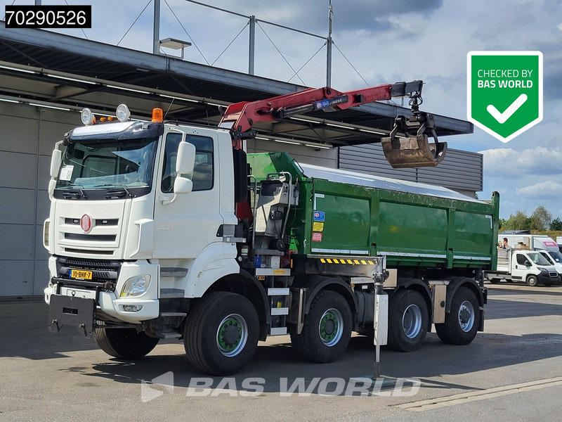 Tatra Tatra Phoenix 8P6R43/Phoenix 8X8 NL-Truck HMF 1943Z Crane 17m3 HSW Big-Axle Steering-Axle 8x8 Automatic Euro 6 - Truk jungkit, Truk derek: gambar 1 Tatra Tatra Phoenix 8P6R43/Phoenix 8X8 NL-Truck HMF 1943Z Crane 17m3 HSW Big-Axle Steering-Axle 8x8 Automatic Euro 6 - Truk jungkit, Truk derek: gambar 1