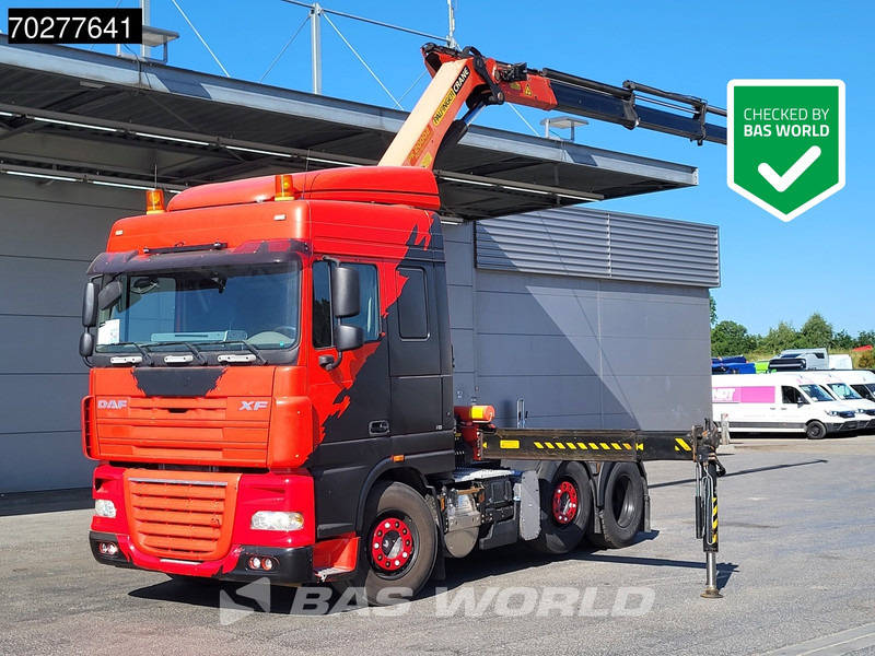 DAF XF 410 XF 6X2 Hydraulik Lift+Lenkachse Kran Palfinger PK20002 Euro 5 - Tractor head: gambar 1 DAF XF 410 XF 6X2 Hydraulik Lift+Lenkachse Kran Palfinger PK20002 Euro 5 - Tractor head: gambar 1