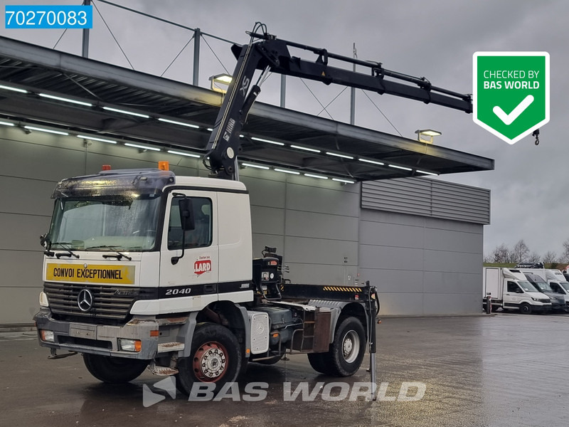 Mercedes-Benz Actros 2040 Actros 4X4 Manual 4x4 Big-Axle Full-Steel Hiab 1660-5 Kran 4x Stabilizers - Tractor head: gambar 1 Mercedes-Benz Actros 2040 Actros 4X4 Manual 4x4 Big-Axle Full-Steel Hiab 1660-5 Kran 4x Stabilizers - Tractor head: gambar 1