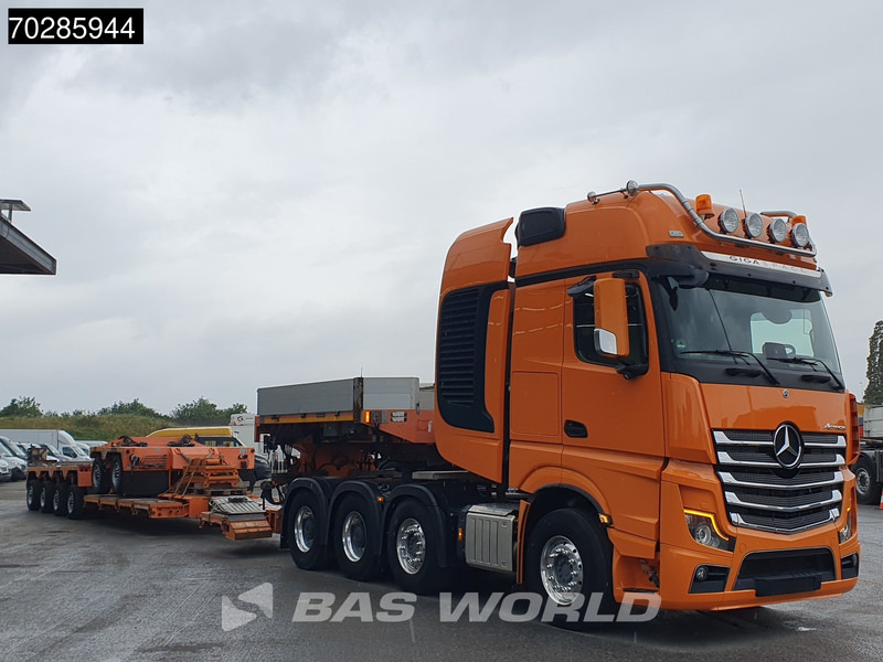Mercedes-Benz Actros 8X4 180T GigaSpace Retarder Hydrauliek BigAxle Alcoa´s // Lowbed Trailer / 6 Axles / Hydraulic Pendle Axles / Extendable - Tractor head: gambar 2 Mercedes-Benz Actros 8X4 180T GigaSpace Retarder Hydrauliek BigAxle Alcoa´s // Lowbed Trailer / 6 Axles / Hydraulic Pendle Axles / Extendable - Tractor head: gambar 2
