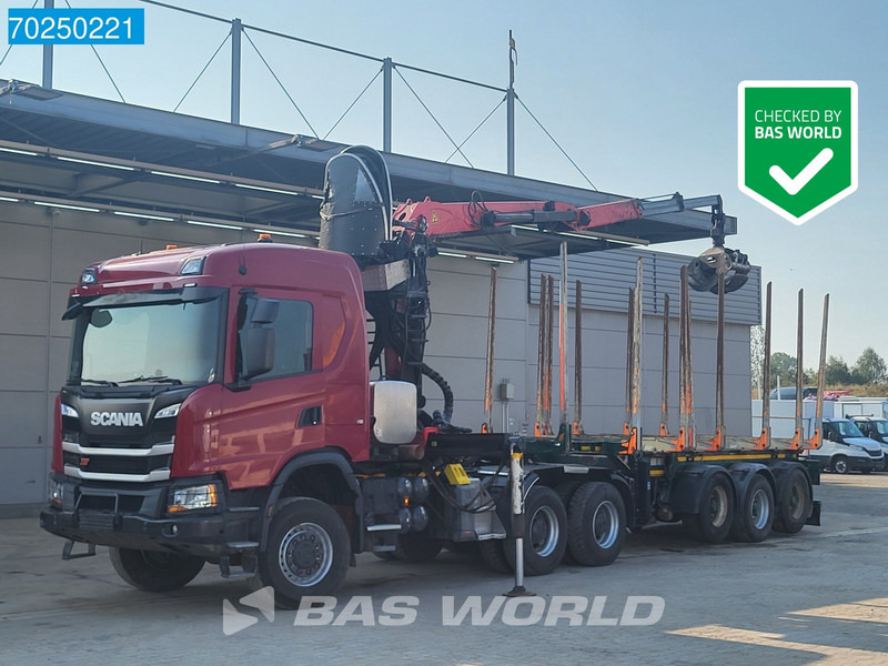 Scania G500 6X6 Holz Kran Palfinger Q170Z96 6X6 Crane Retarder Big-Axle Liftachse - Tractor head: gambar 1 Scania G500 6X6 Holz Kran Palfinger Q170Z96 6X6 Crane Retarder Big-Axle Liftachse - Tractor head: gambar 1