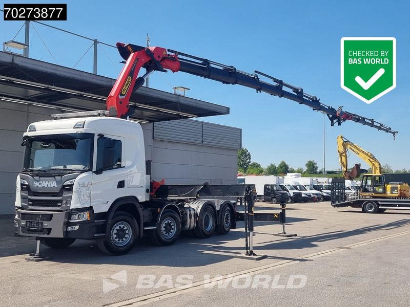 Scania G500 8X2 Retarder Liftachse Palfinger Kran PK 58.002 TEC F + JIB - Tractor head: gambar 1 Scania G500 8X2 Retarder Liftachse Palfinger Kran PK 58.002 TEC F + JIB - Tractor head: gambar 1