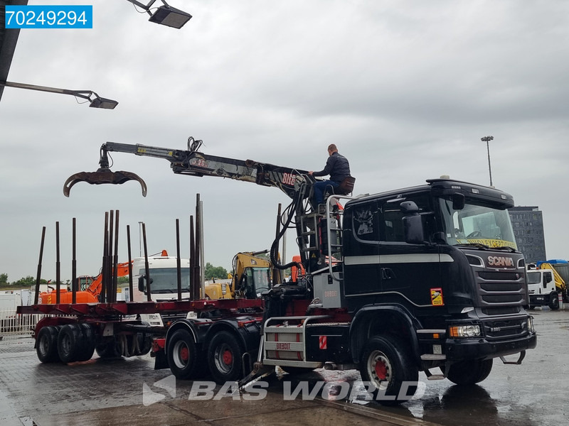 Scania R580 6X4 Holz Kran Diebolt D28 Full-Steell Extentable Trailer - Tractor head: gambar 2 Scania R580 6X4 Holz Kran Diebolt D28 Full-Steell Extentable Trailer - Tractor head: gambar 2