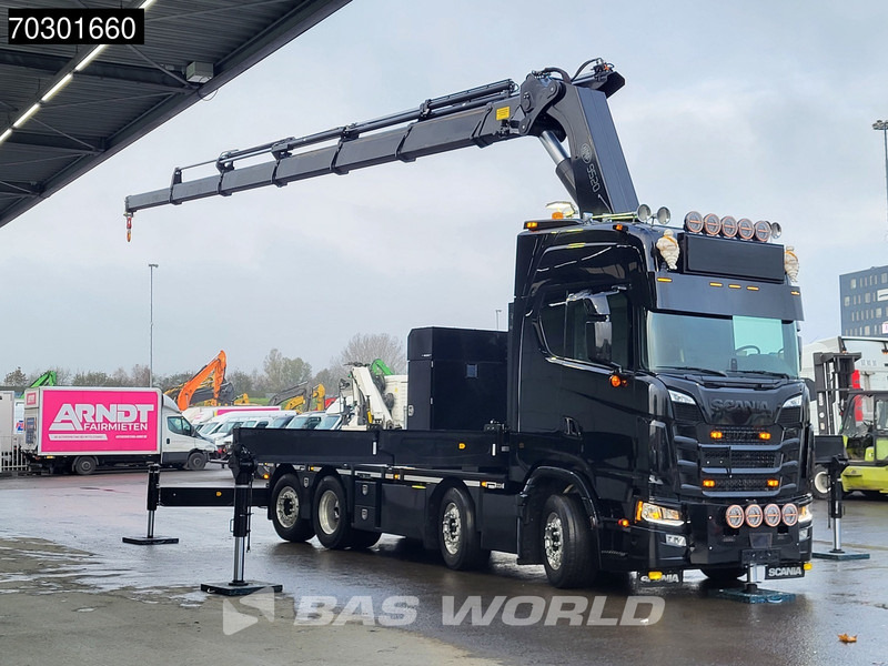 Scania S660 8X2 HMF 9520OK-RCS Crane Kran Fifth wheel Full Air Lift+steering axle - Tractor head: gambar 3 Scania S660 8X2 HMF 9520OK-RCS Crane Kran Fifth wheel Full Air Lift+steering axle - Tractor head: gambar 3