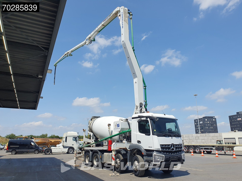 Mercedes-Benz Arocs 3243 8X4 Sermac Twinstar 4Z28 PUMI 9m3 Steelsuspension Big-Axle Euro 6 - Truk: gambar 3 Mercedes-Benz Arocs 3243 8X4 Sermac Twinstar 4Z28 PUMI 9m3 Steelsuspension Big-Axle Euro 6 - Truk: gambar 3