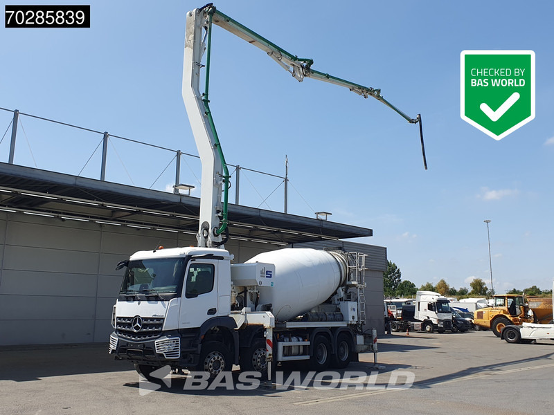 Mercedes-Benz Arocs 3243 8X4 Sermac Twinstar 4Z28 PUMI 9m3 Steelsuspension Big-Axle Euro 6 - Truk: gambar 1 Mercedes-Benz Arocs 3243 8X4 Sermac Twinstar 4Z28 PUMI 9m3 Steelsuspension Big-Axle Euro 6 - Truk: gambar 1