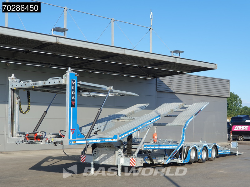 Vega Alphamax 3 axles NEW Galvanized Hydro-electric Winch Lift + Lenkachse - Semi-trailer autotransporter: gambar 3 Vega Alphamax 3 axles NEW Galvanized Hydro-electric Winch Lift + Lenkachse - Semi-trailer autotransporter: gambar 3