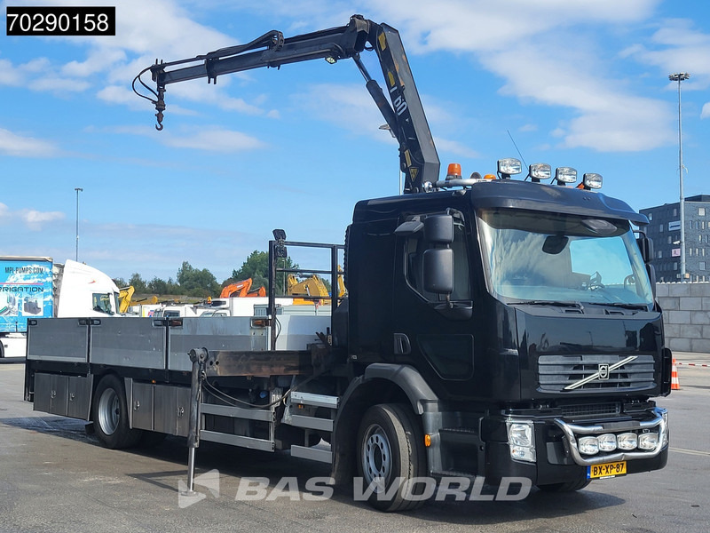 Volvo FE 240 4X2 HMF 760 K2 Kran Crane Remote control Manual Euro 5 - Truk flatbed, Truk derek: gambar 3 Volvo FE 240 4X2 HMF 760 K2 Kran Crane Remote control Manual Euro 5 - Truk flatbed, Truk derek: gambar 3