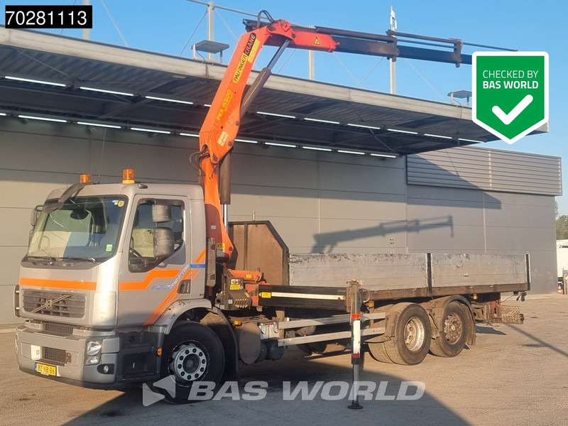 Volvo FE 280 6X2 NL-Truck Palfinger PK15500 Kran Crane Manual Liftachse Euro 4 - Truk flatbed, Truk derek: gambar 1 Volvo FE 280 6X2 NL-Truck Palfinger PK15500 Kran Crane Manual Liftachse Euro 4 - Truk flatbed, Truk derek: gambar 1