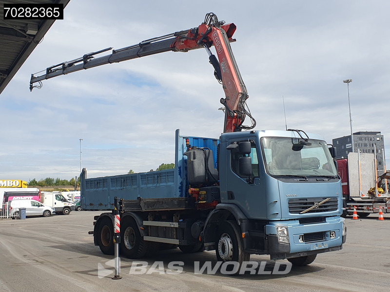 Volvo FE 280 904 6X4 Fassi F215/235AXP26 Crane 10m3 tipper Big-Axle Manual Euro 4 - Truk jungkit, Truk derek: gambar 3 Volvo FE 280 904 6X4 Fassi F215/235AXP26 Crane 10m3 tipper Big-Axle Manual Euro 4 - Truk jungkit, Truk derek: gambar 3