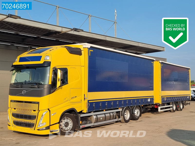 Volvo FH 460 6X2 LNG combi ACC Navi Standklima Liftachse LED EURO 6 - Truk dengan terpal samping: gambar 1 Volvo FH 460 6X2 LNG combi ACC Navi Standklima Liftachse LED EURO 6 - Truk dengan terpal samping: gambar 1