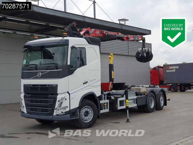 Volvo FH 500 6X2 Penz Crane 15Z9.50R HYVA 20-57-S Hooklift Lift+steering Automatic Euro 6 - Hook lift, Truk derek: gambar 1 Volvo FH 500 6X2 Penz Crane 15Z9.50R HYVA 20-57-S Hooklift Lift+steering Automatic Euro 6 - Hook lift, Truk derek: gambar 1