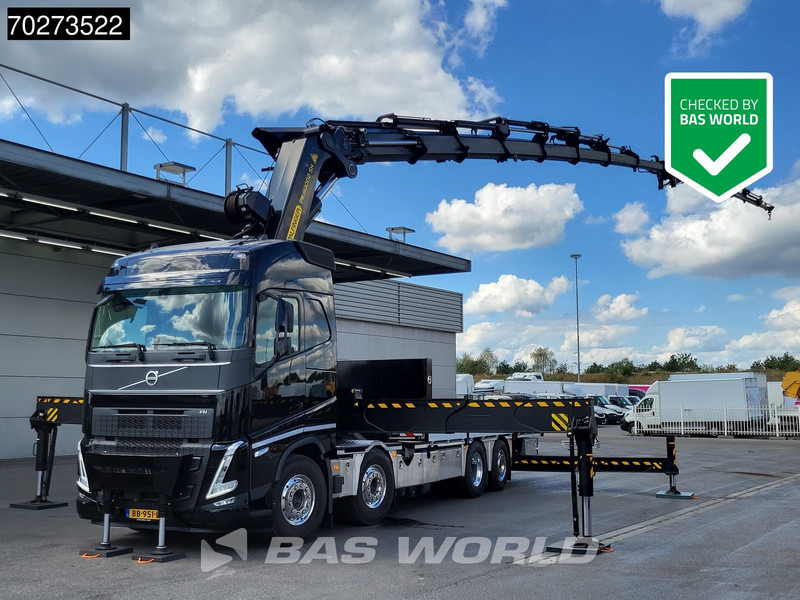 Volvo FH 500 8X2 NEW NL-Truck Palfinger PK110002 SH Crane + Fly-Jib Winch VEB+ - Truk flatbed, Truk derek: gambar 1 Volvo FH 500 8X2 NEW NL-Truck Palfinger PK110002 SH Crane + Fly-Jib Winch VEB+ - Truk flatbed, Truk derek: gambar 1