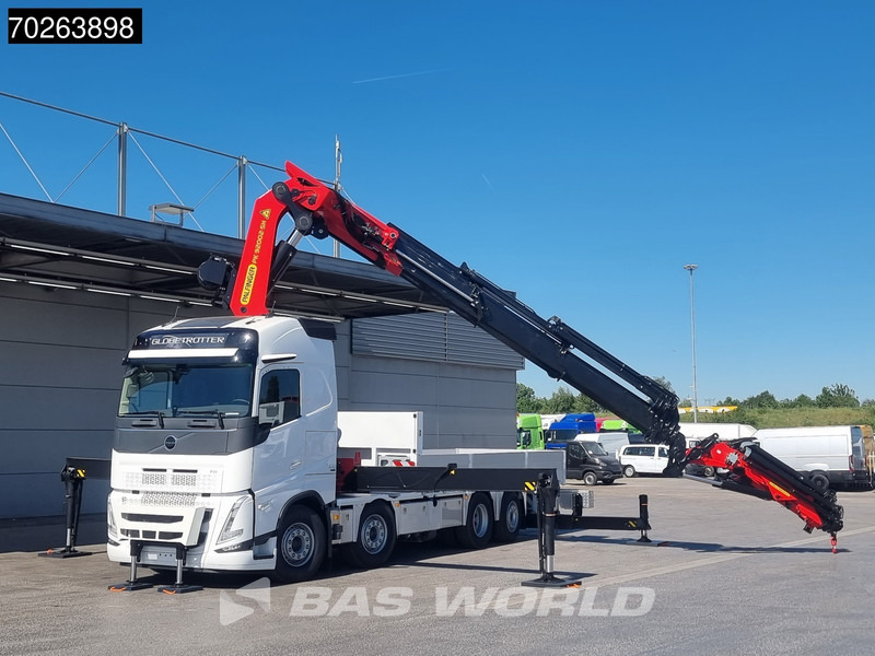 Volvo FH 500 8X2 Palfinger PK92002 SH JIB Kran Lift-Lenkachse Navi Euro 6 - Truk flatbed, Truk derek: gambar 5 Volvo FH 500 8X2 Palfinger PK92002 SH JIB Kran Lift-Lenkachse Navi Euro 6 - Truk flatbed, Truk derek: gambar 5