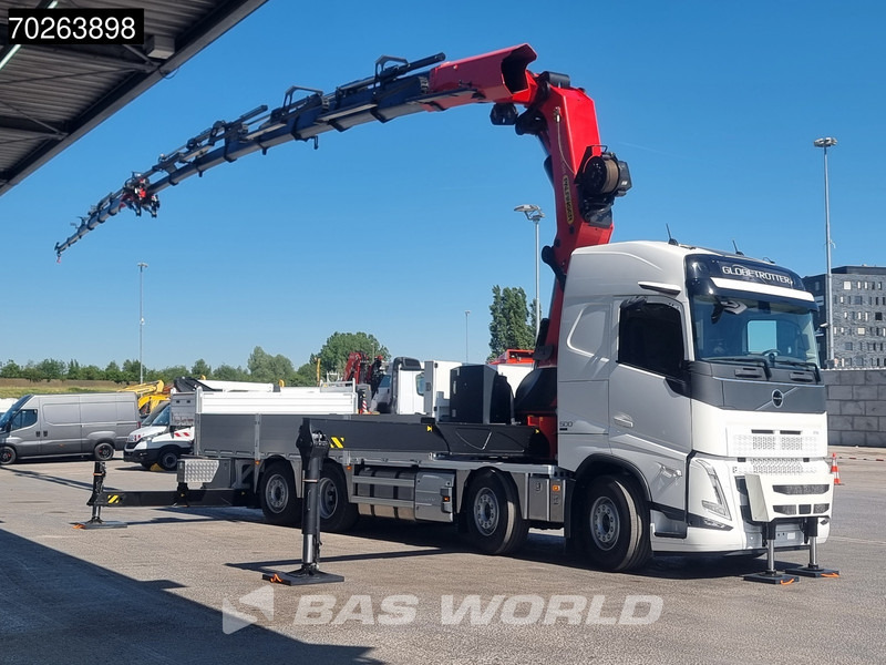 Volvo FH 500 8X2 Palfinger PK92002 SH JIB Kran Lift-Lenkachse Navi Euro 6 - Truk flatbed, Truk derek: gambar 2 Volvo FH 500 8X2 Palfinger PK92002 SH JIB Kran Lift-Lenkachse Navi Euro 6 - Truk flatbed, Truk derek: gambar 2