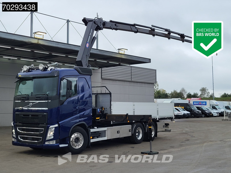 Volvo FH 500 FH 6X2 HMF 2620K-RC Crane Xenon Lift+Steering-Axle Automatic Euro 6 - Truk flatbed, Truk derek: gambar 1 Volvo FH 500 FH 6X2 HMF 2620K-RC Crane Xenon Lift+Steering-Axle Automatic Euro 6 - Truk flatbed, Truk derek: gambar 1