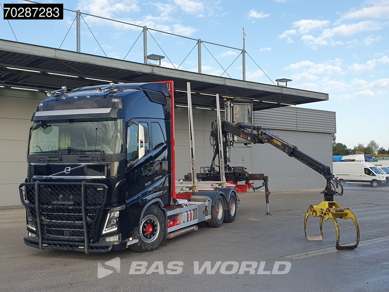 Volvo FH16 750 FH16 6X4 HIAB E96S 79 wood crane Retarder Dynamic-Steering Big-Axle Euro 6 - Truk logging, Truk derek: gambar 5 Volvo FH16 750 FH16 6X4 HIAB E96S 79 wood crane Retarder Dynamic-Steering Big-Axle Euro 6 - Truk logging, Truk derek: gambar 5