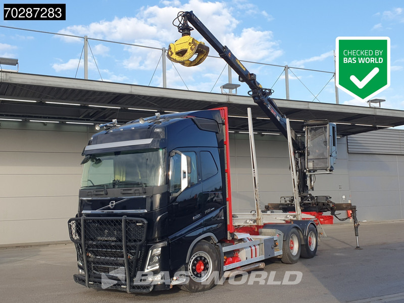 Volvo FH16 750 FH16 6X4 HIAB E96S 79 wood crane Retarder Dynamic-Steering Big-Axle Euro 6 - Truk logging, Truk derek: gambar 1 Volvo FH16 750 FH16 6X4 HIAB E96S 79 wood crane Retarder Dynamic-Steering Big-Axle Euro 6 - Truk logging, Truk derek: gambar 1
