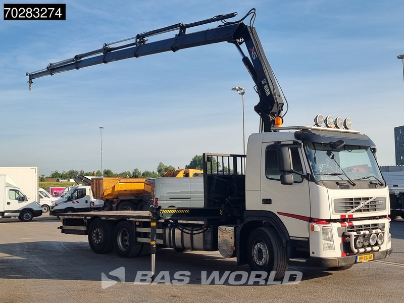 Volvo FM 300 6X2 NL-Truck Hiab 144 E-5 Hiduo Kran Crane Lift+Lenkachse Euro 5 - Truk flatbed, Truk derek: gambar 3 Volvo FM 300 6X2 NL-Truck Hiab 144 E-5 Hiduo Kran Crane Lift+Lenkachse Euro 5 - Truk flatbed, Truk derek: gambar 3