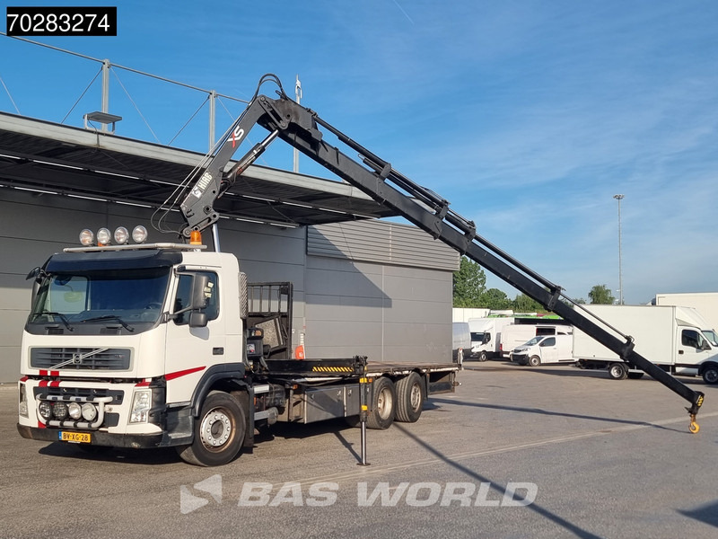Volvo FM 300 6X2 NL-Truck Hiab 144 E-5 Hiduo Kran Crane Lift+Lenkachse Euro 5 - Truk flatbed, Truk derek: gambar 5 Volvo FM 300 6X2 NL-Truck Hiab 144 E-5 Hiduo Kran Crane Lift+Lenkachse Euro 5 - Truk flatbed, Truk derek: gambar 5