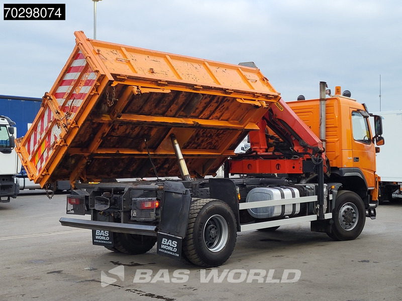 Volvo FM 340 FM 4X4 4x4 Crane Palfinger PK10501 Tipper Big-Axle Full Steel - Truk jungkit, Truk derek: gambar 2 Volvo FM 340 FM 4X4 4x4 Crane Palfinger PK10501 Tipper Big-Axle Full Steel - Truk jungkit, Truk derek: gambar 2