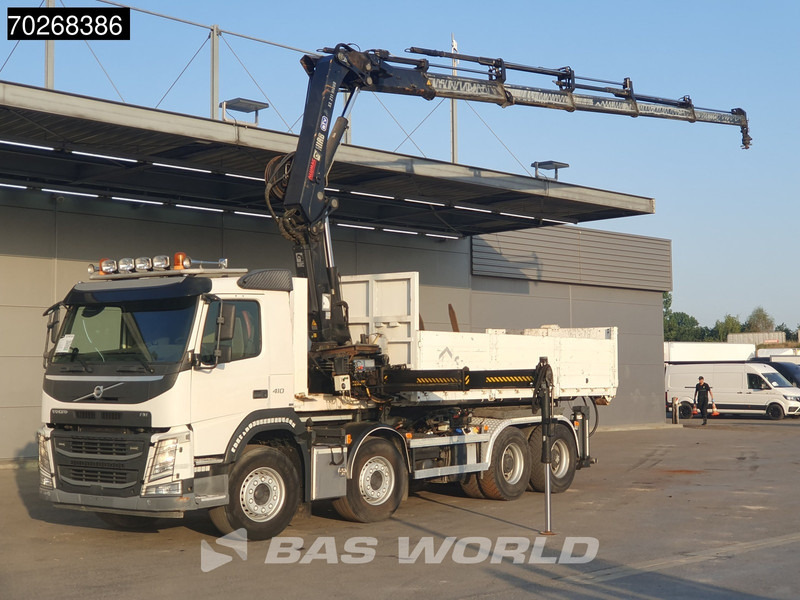 Volvo FM 410 8X4 211EP-5 HIDUO Kran Crane Steel suspension Big-Axle VEB Euro 6 - Hook lift, Truk derek: gambar 1 Volvo FM 410 8X4 211EP-5 HIDUO Kran Crane Steel suspension Big-Axle VEB Euro 6 - Hook lift, Truk derek: gambar 1