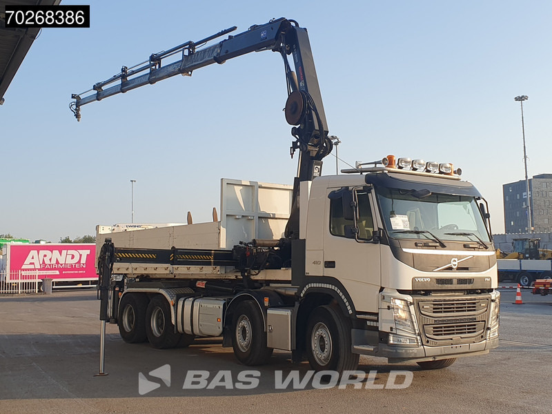 Volvo FM 410 8X4 211EP-5 HIDUO Kran Crane Steel suspension Big-Axle VEB Euro 6 - Hook lift, Truk derek: gambar 3 Volvo FM 410 8X4 211EP-5 HIDUO Kran Crane Steel suspension Big-Axle VEB Euro 6 - Hook lift, Truk derek: gambar 3