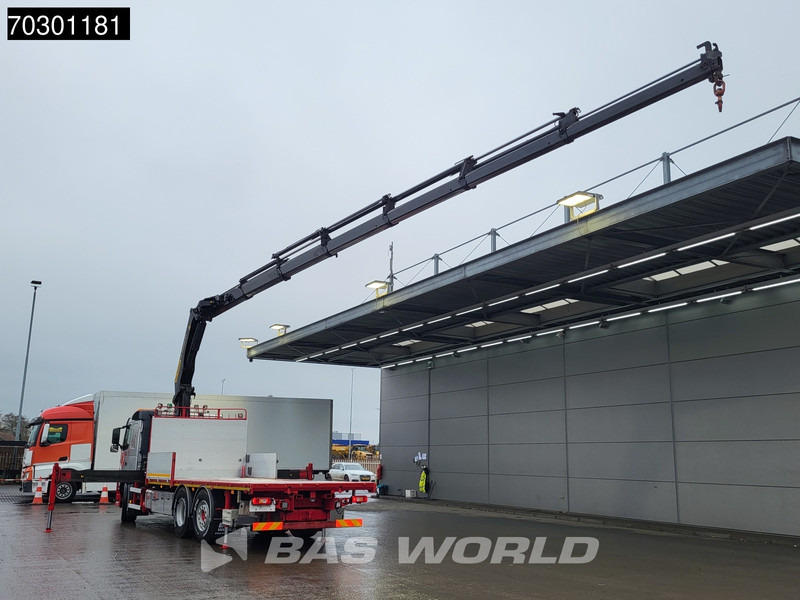 Volvo FM 410 FM 6X2 Palfinger PK 26002-EH E Kran Crane Lift +steering axle Automatic Euro 6 - Truk flatbed, Truk derek: gambar 2 Volvo FM 410 FM 6X2 Palfinger PK 26002-EH E Kran Crane Lift +steering axle Automatic Euro 6 - Truk flatbed, Truk derek: gambar 2